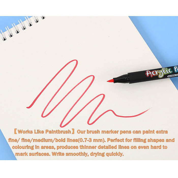 AcrylicMarkers, akril filctollak (24 db) - Image 6