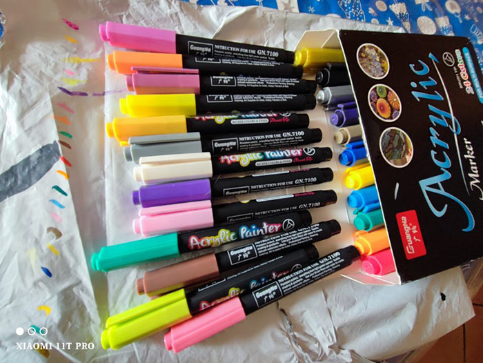 AcrylicMarkers, akril filctollak (24 db) - Image 9