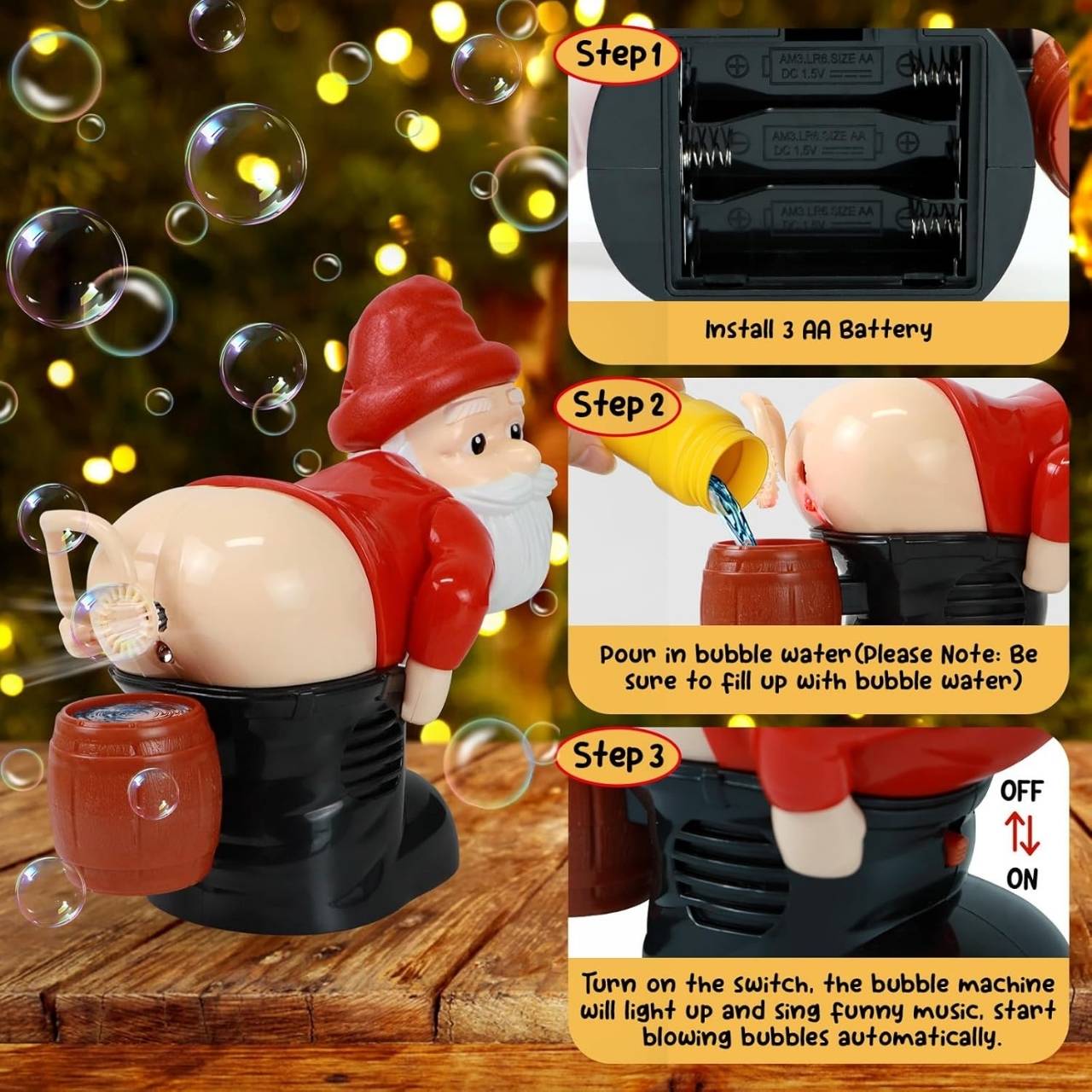 BlowSanta, Mikulás szappanbuborék játék - Image 2