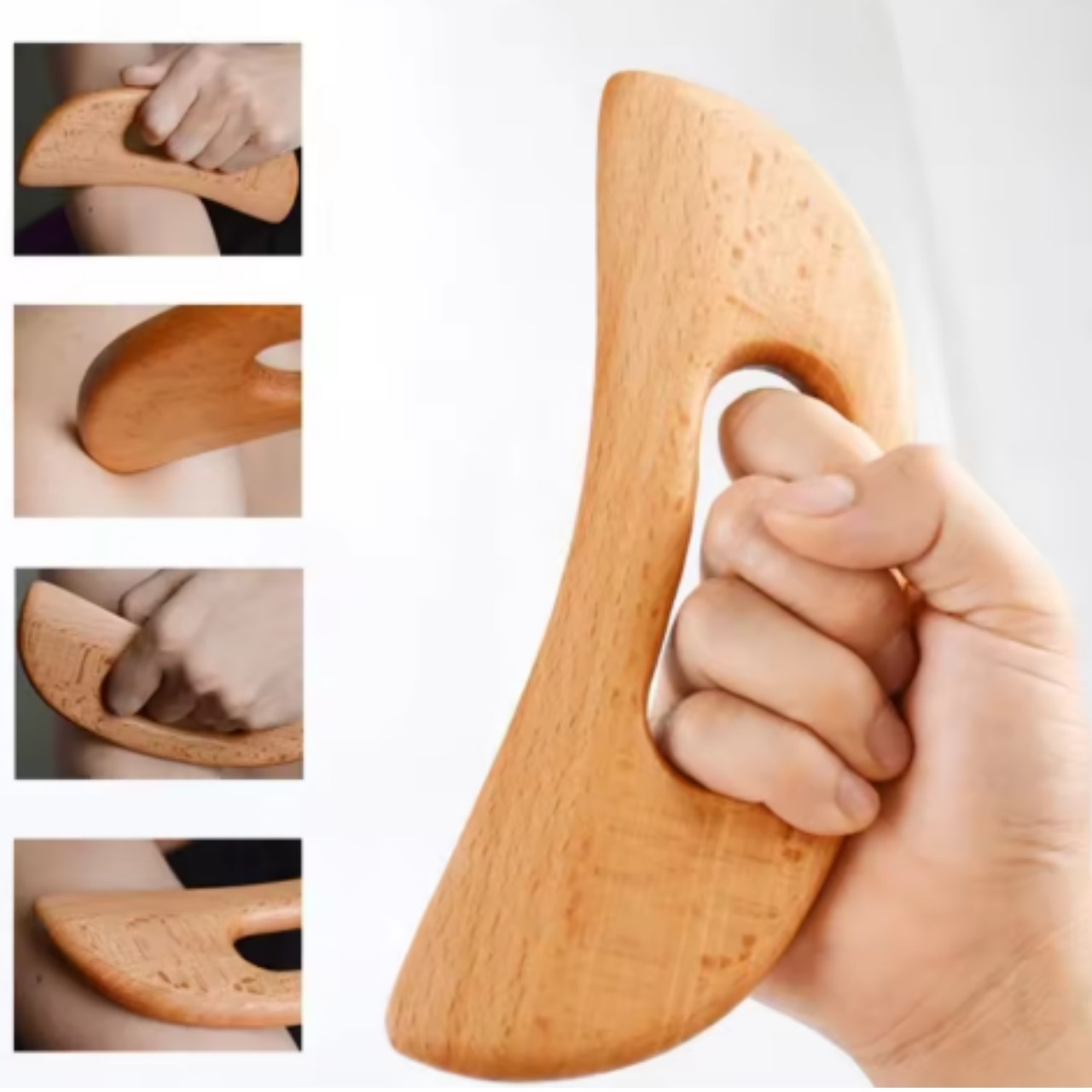 BodyGuaSha, egy fa masszázs eszköz a teljes test ellazításához - Image 8