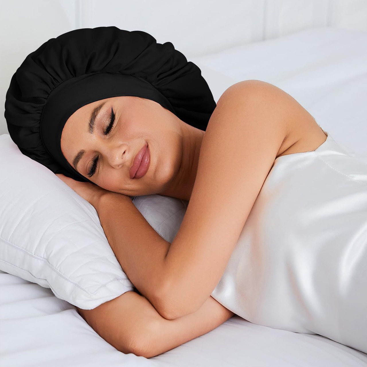 Bonnet, selyem hajpihenő sapka - Image 2