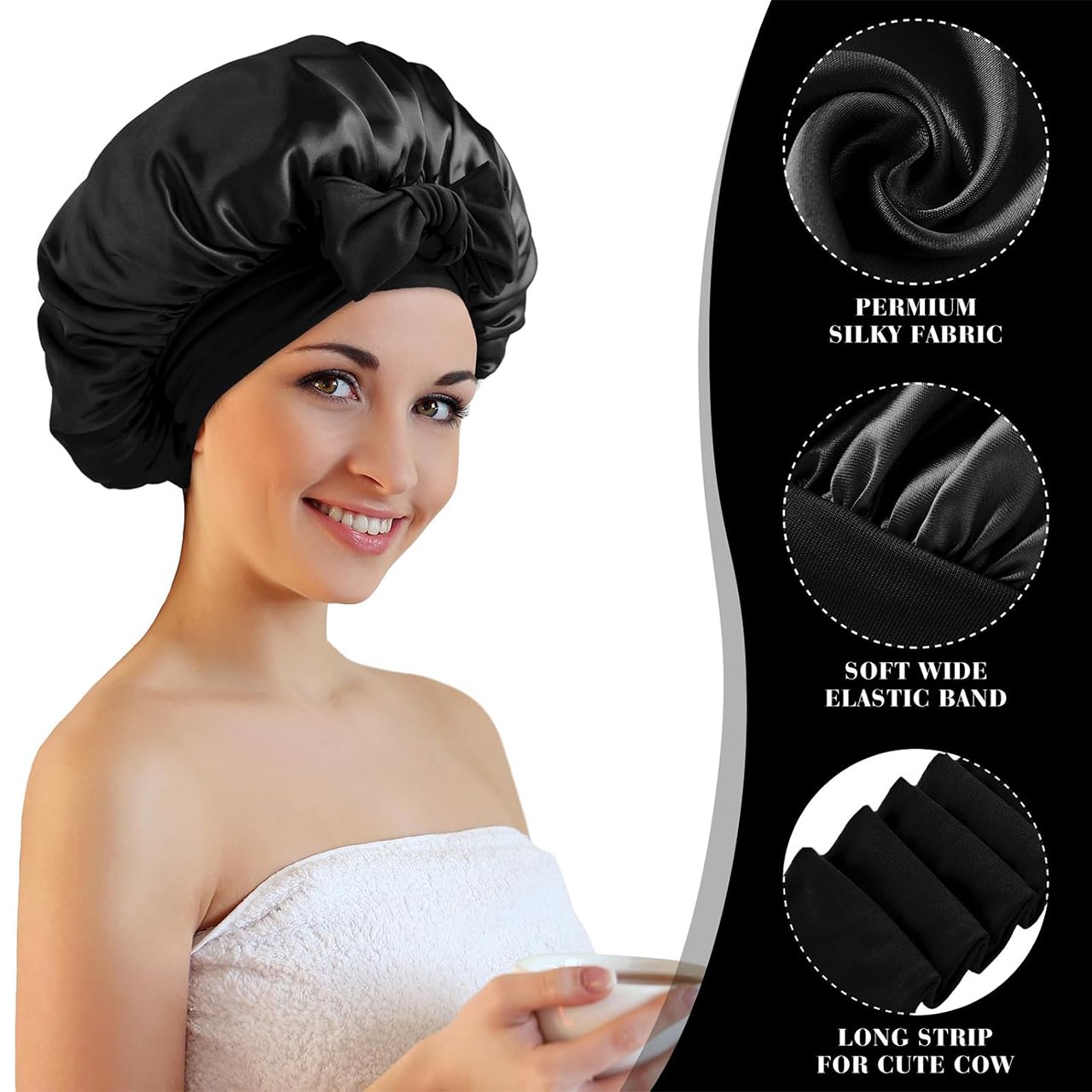 Bonnet, selyem hajpihenő sapka - Image 4