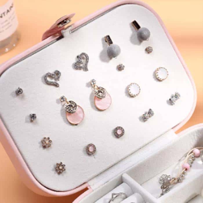 BoxJewlery, doboz gyűrűk, fülbevalók, nyakláncok és egyéb ékszerek tárolására - Image 4