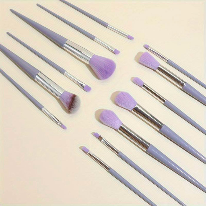 BrushSet, 13 darabos smink ecsetkészlet hordtáskával - Image 7