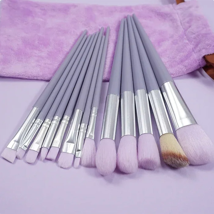 BrushSet, 13 darabos smink ecsetkészlet hordtáskával - Image 8