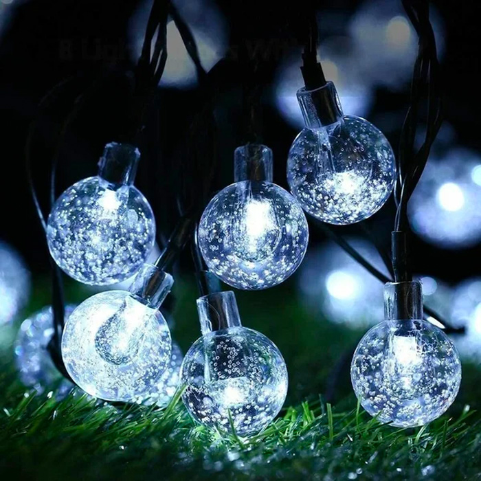 BulbLights, 50 darab beltéri és kültéri retro LED lámpa, amelyeket napenergiával tölthet fel - Image 2