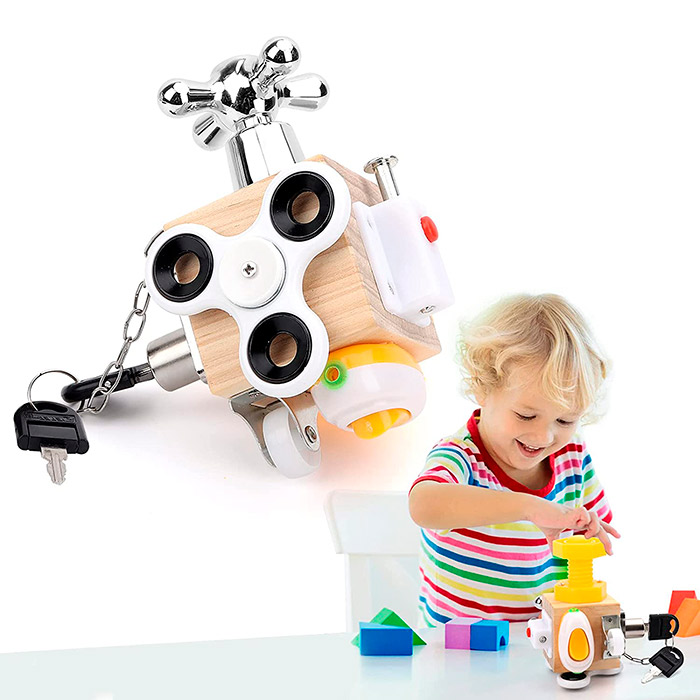 BusyCube, egy 7 az 1-ben oktatási játék, amely a gyermek fejlesztésének minden területét támogatja. - Image 4