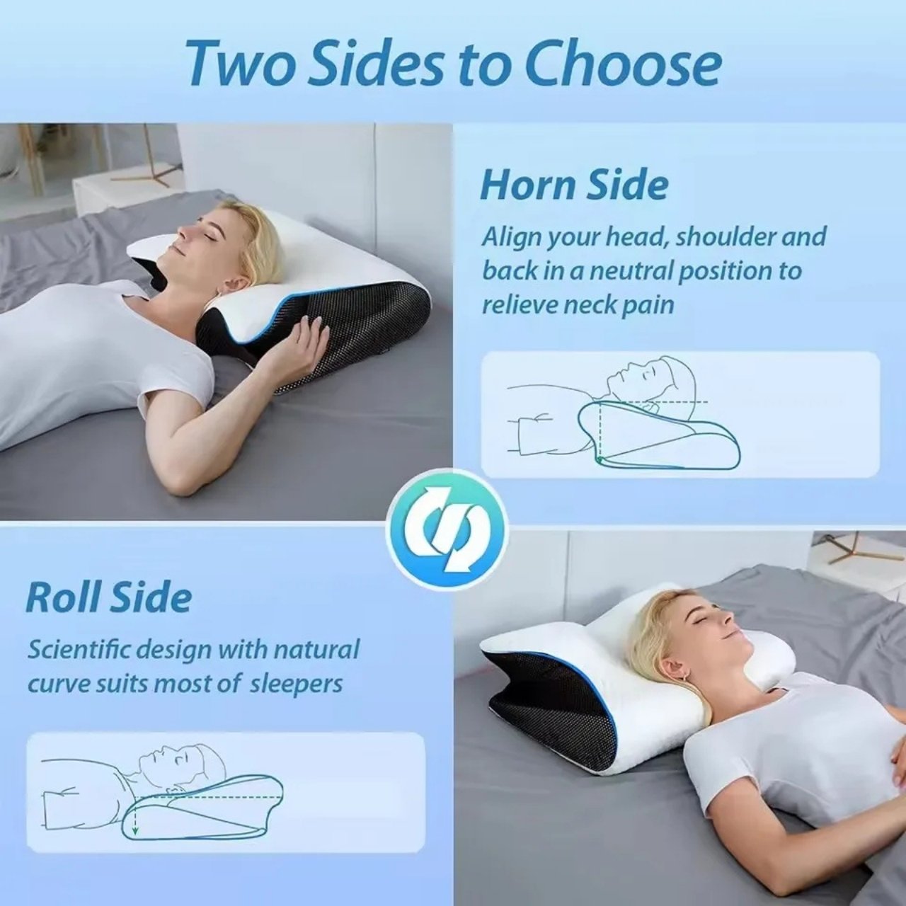 ButterflyPillow, ergonomikus memóriahabos párna - Image 5