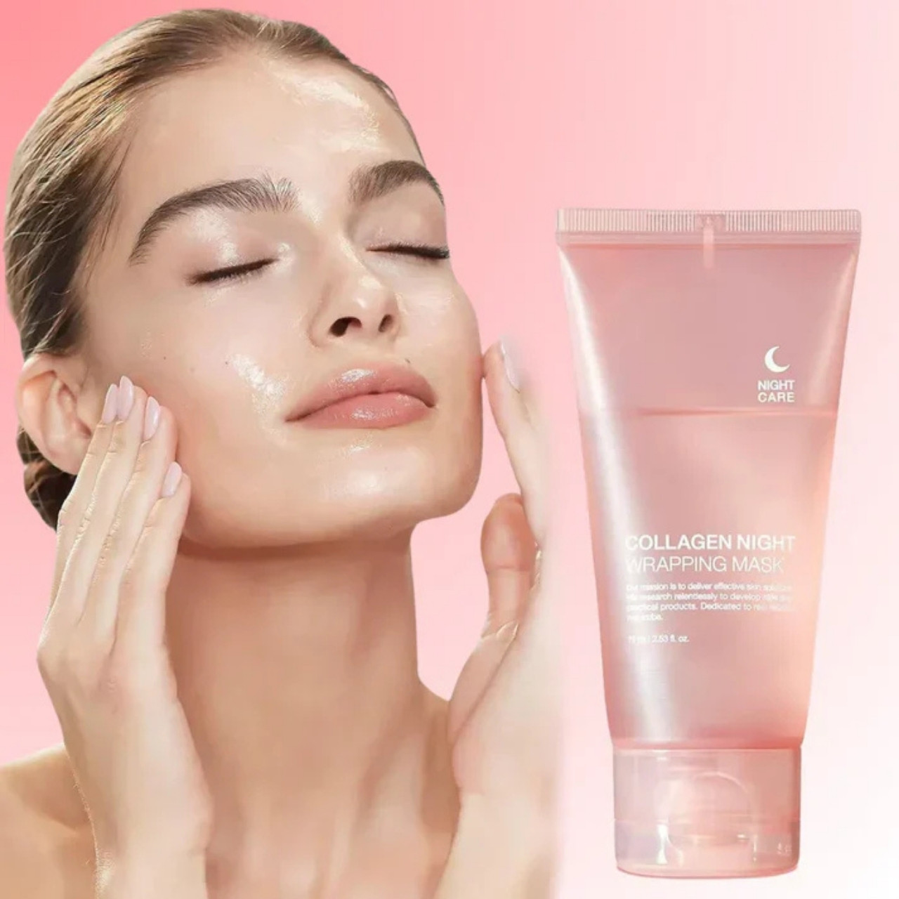 CollagenMask, kollagénes éjszakai arcpakolás peel-off hatással - Image 8