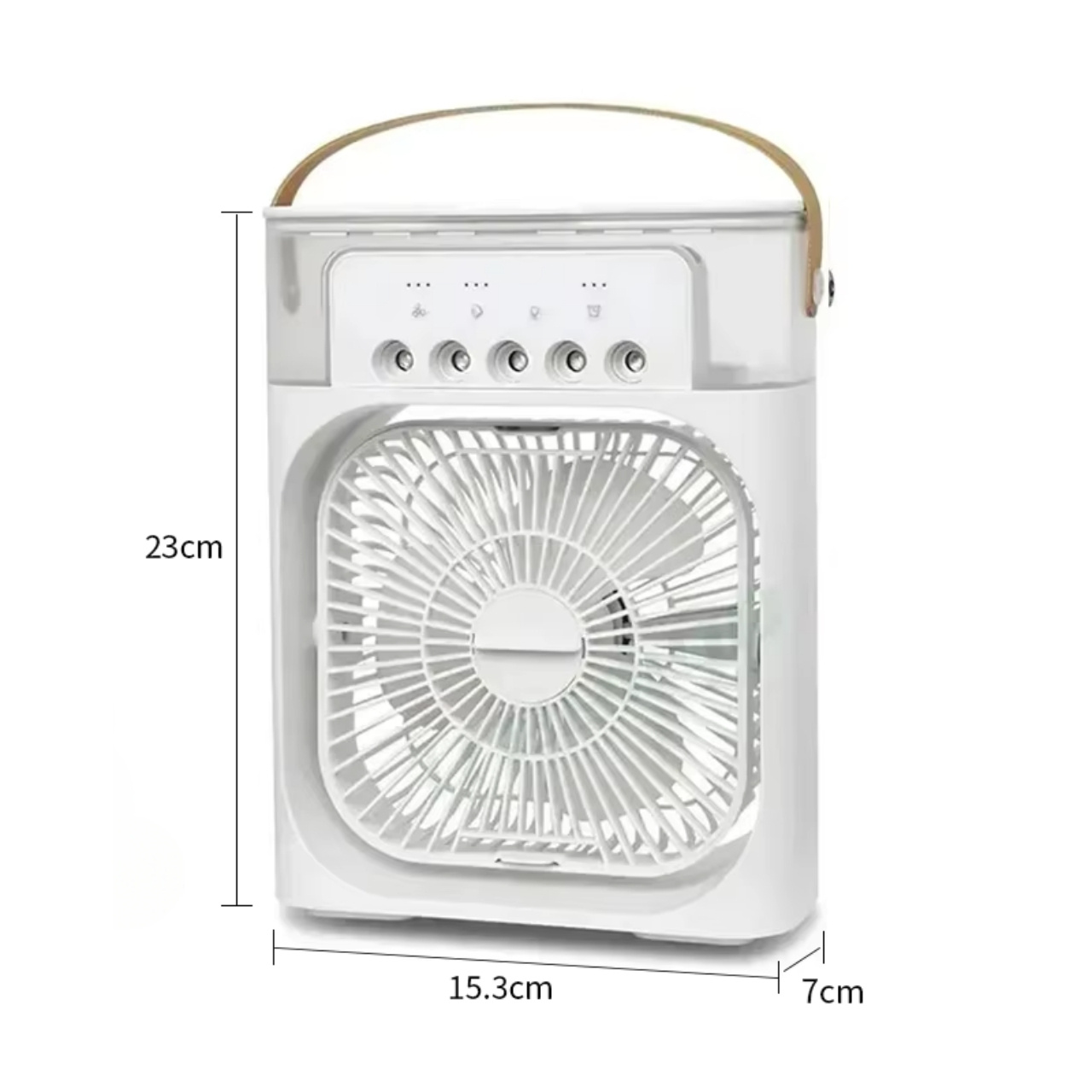 Coolio, 3 az 1-ben hordozható ventilátor párásító funkcióval, LED világítással és hűtéssel - Image 3