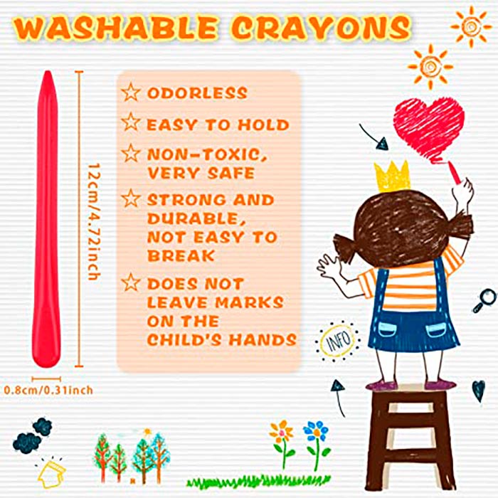 Crayons, kompakt viaszkréták (24 darab) - Image 2