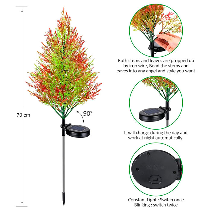 Cypress, egy ciprusfa alakú napenergia lámpa - Image 2