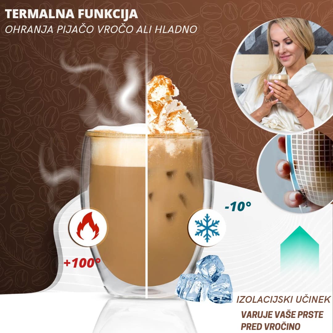 DoubleCups, dupla falú üvegek (4 db.) - Image 3