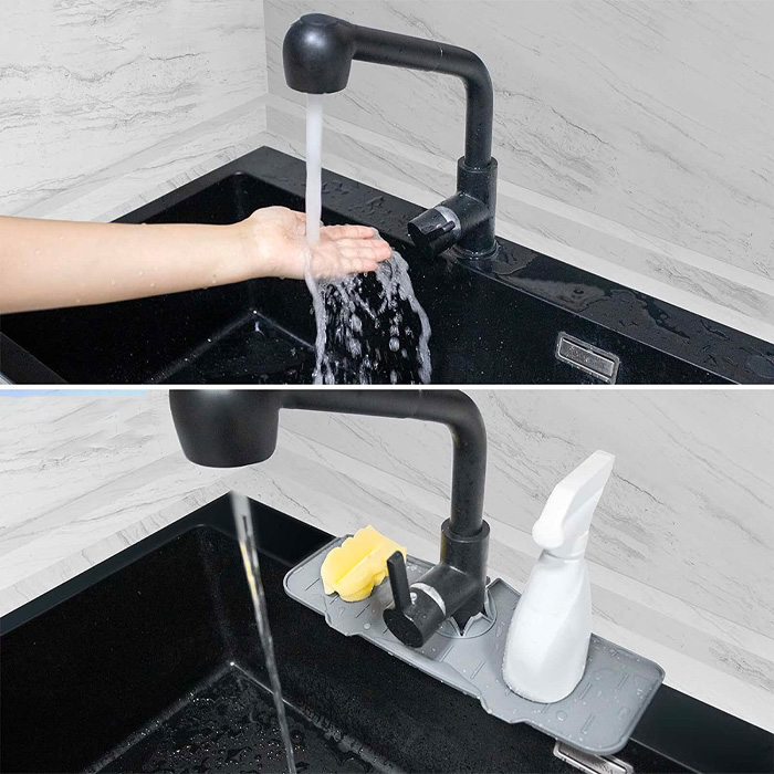 DryingPad, szilikon alátét konyhai vagy fürdőszobai mosogatóhoz - Image 3