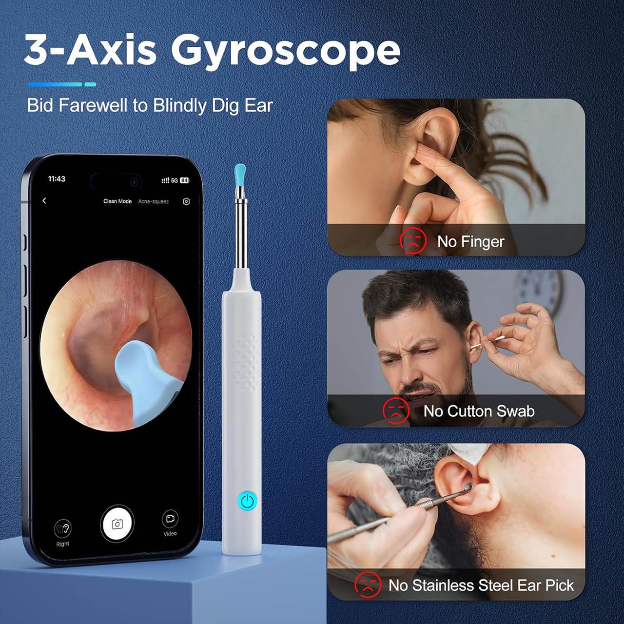 EarStick, a fülvaj tisztító segédeszköz kamerával - Image 8