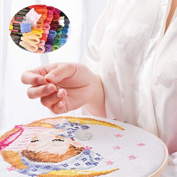 EmbroideryKit, 136 darabos cérna és egyéb gyakori kiegészítők hímzéshez - Image 10