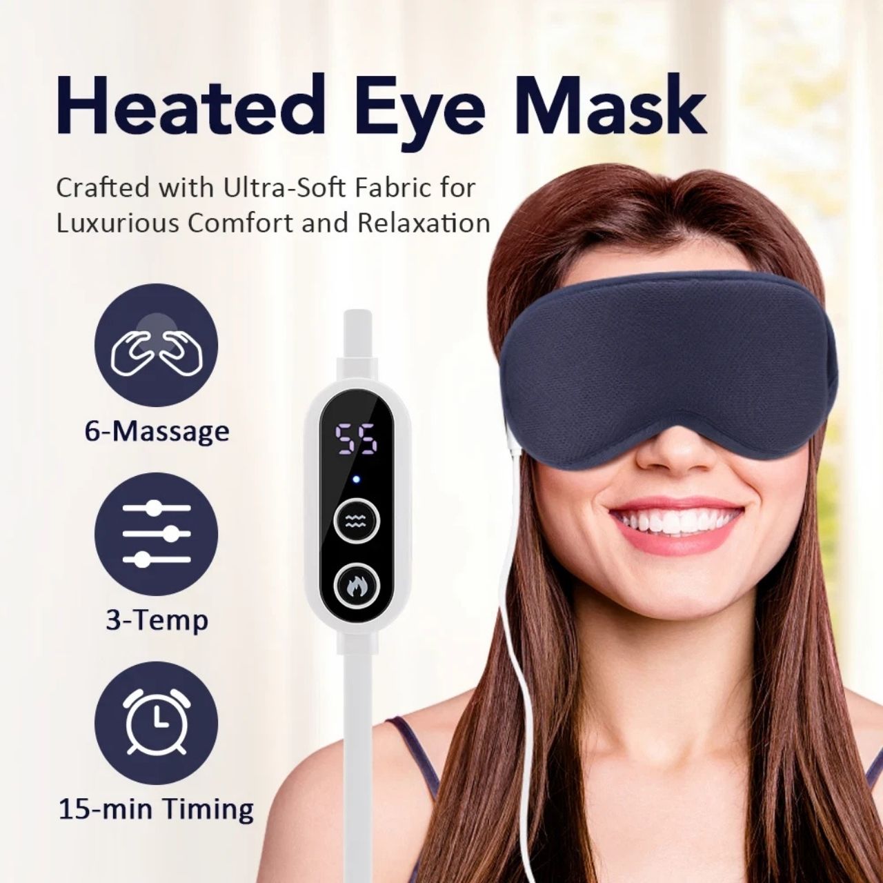 EyeMask, fűtött masszázs szemmaszk - Image 2