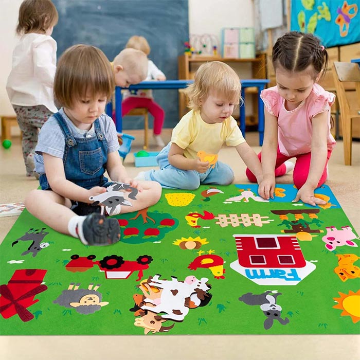 FeltBoard Interaktív Puha Játéktábla - Image 6