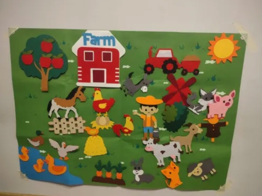 FeltBoard Interaktív Puha Játéktábla - Image 10