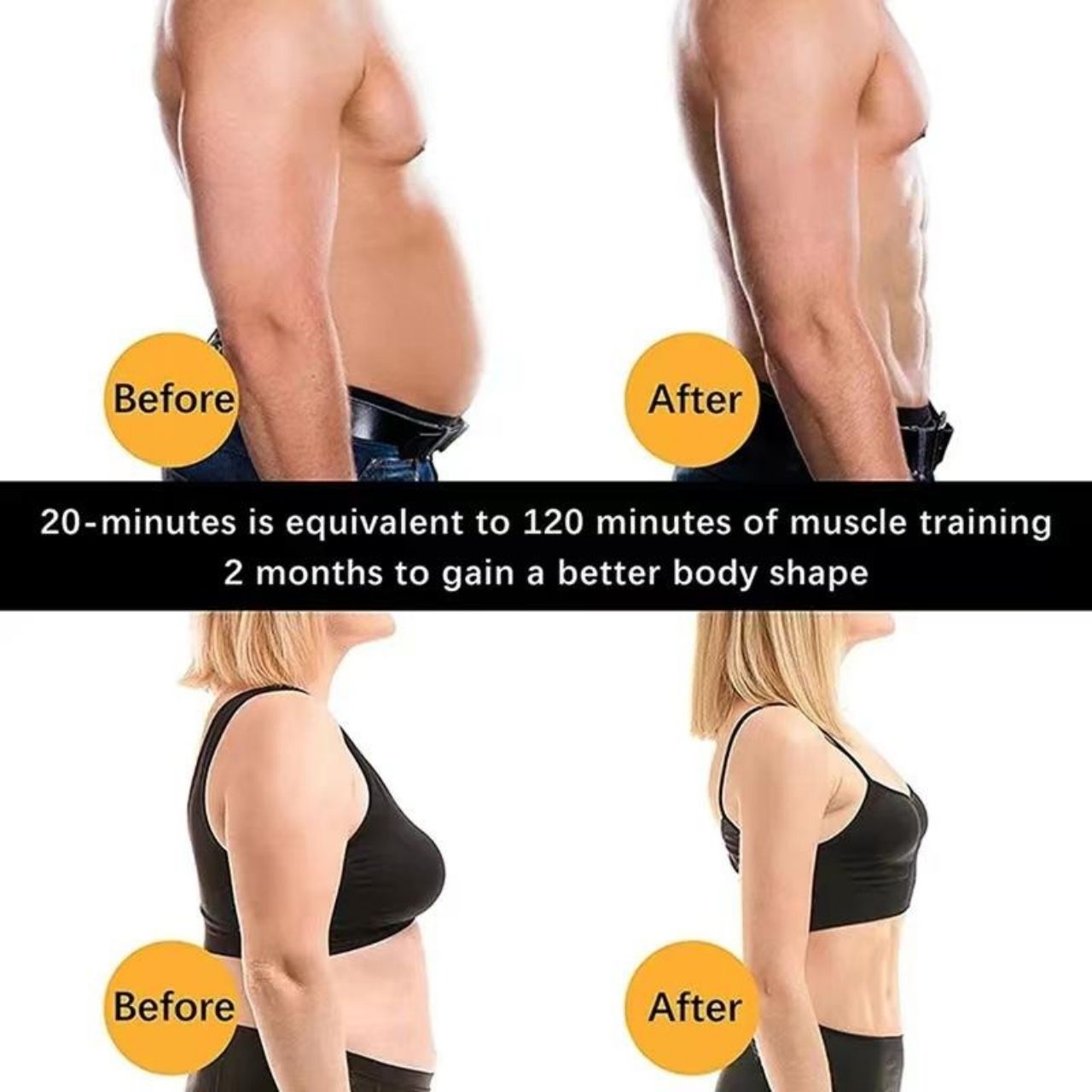 FitnessBelt, hasizom stimuláló öv - Image 4