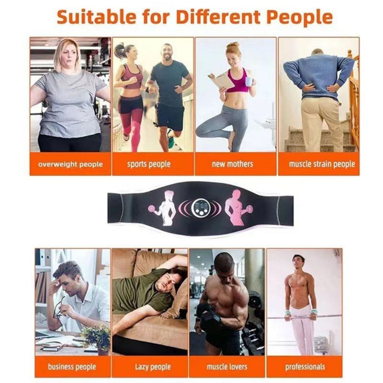 FitnessBelt, hasizom stimuláló öv - Image 5
