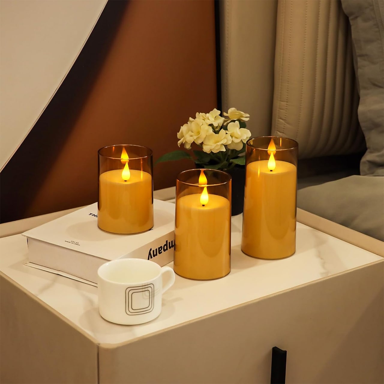 FlickCandles, elegáns dekoratív gyertya készlet (3 darab) - Image 2