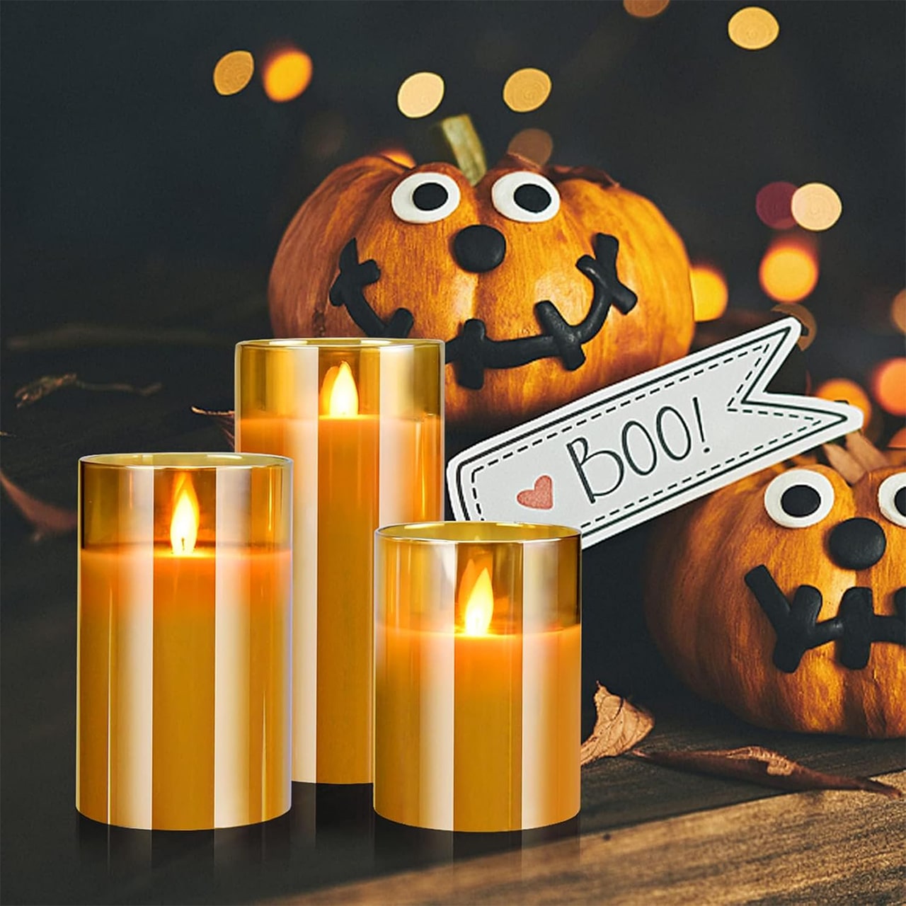 FlickCandles, elegáns dekoratív gyertya készlet (3 darab) - Image 3