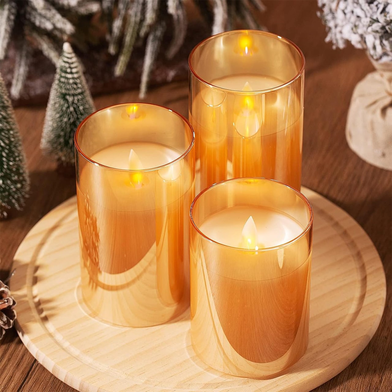 FlickCandles, elegáns dekoratív gyertya készlet (3 darab) - Image 4