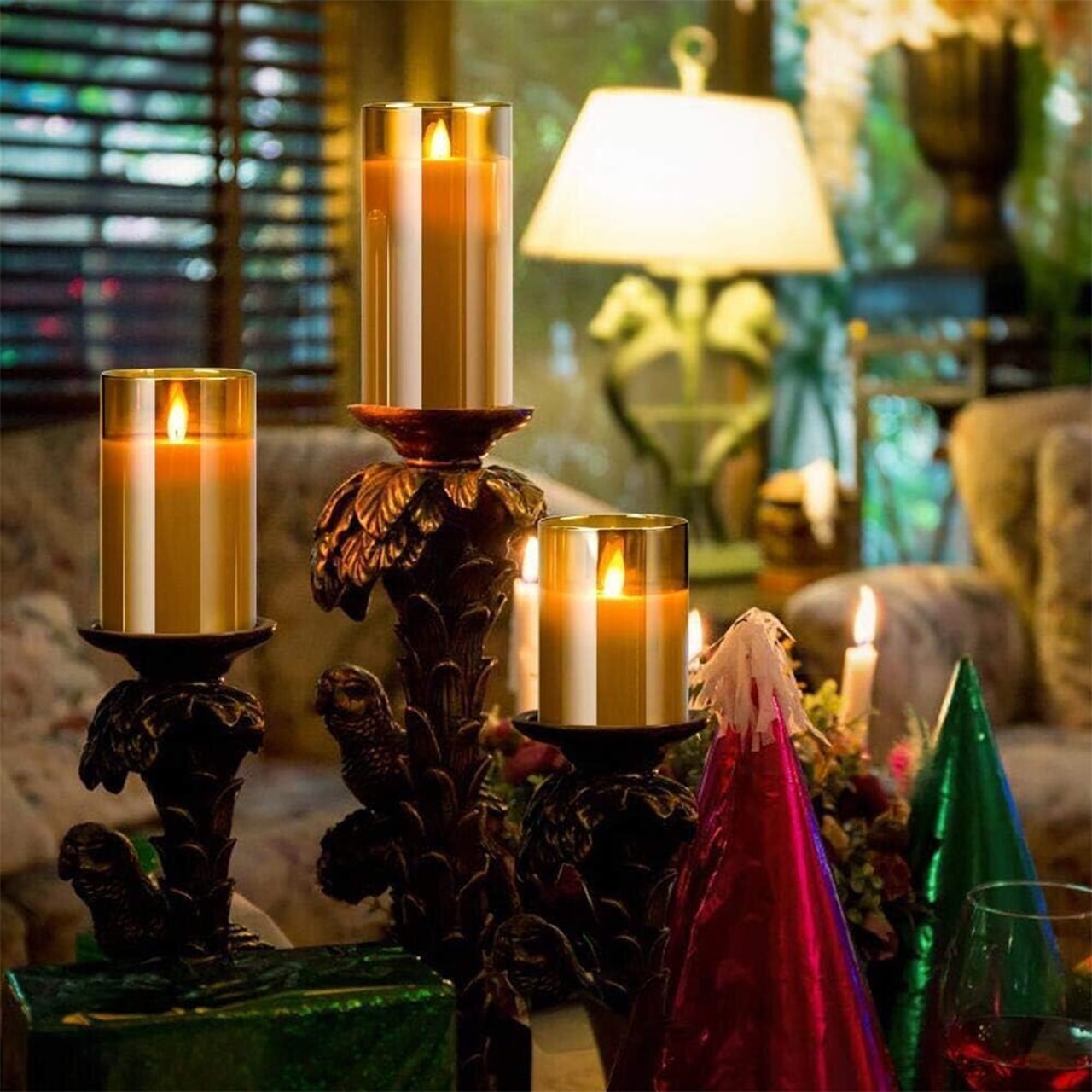 FlickCandles, elegáns dekoratív gyertya készlet (3 darab) - Image 6