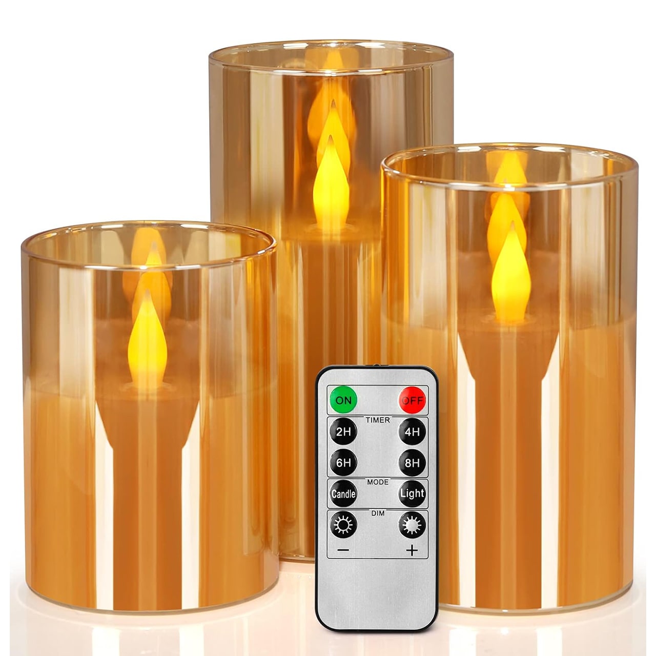 FlickCandles, elegáns dekoratív gyertya készlet (3 darab) - Image 9