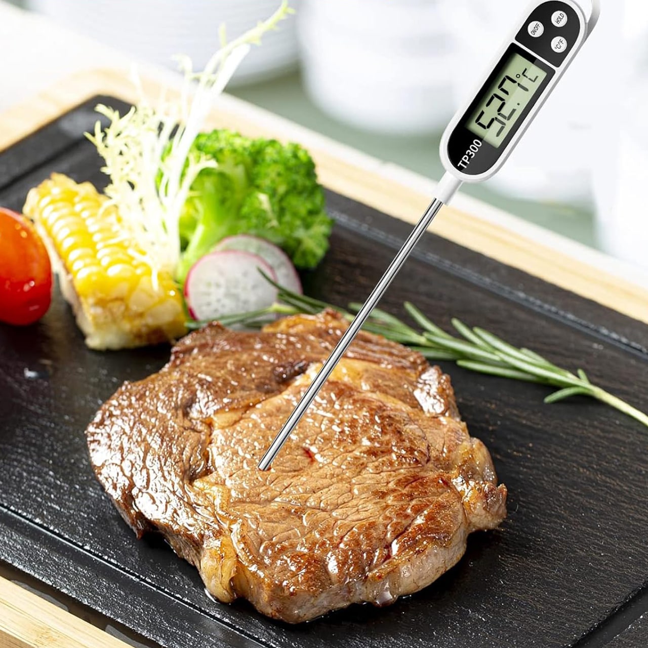 FoodMeter, egy elektronikus digitális hőmérő az ételek és folyadékok hőmérsékletének mérésére - Image 5