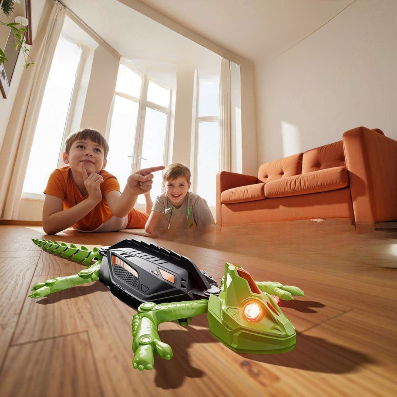Gecko, egy távirányítós gyík, amely a padlón és a falakon mászik - Image 4