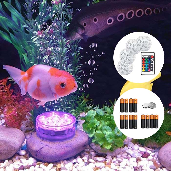 GlowBundle, 4 vízálló LED lámpa + akkumulátor készlet - Image 5