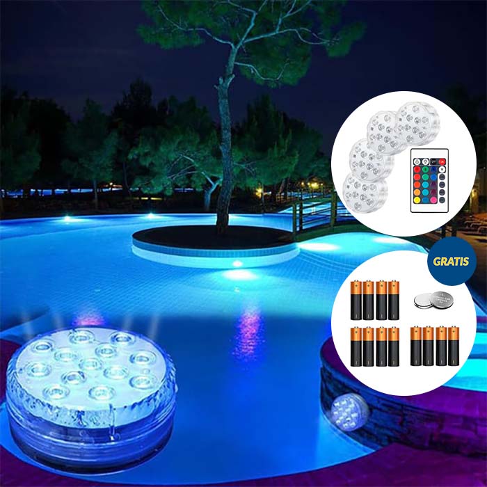 GlowBundle, 4 vízálló LED lámpa + akkumulátor készlet - Image 8
