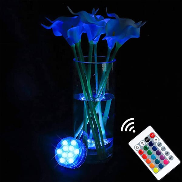 GlowWaterLights, 4 vízálló LED lámpa távirányítóval - Image 8