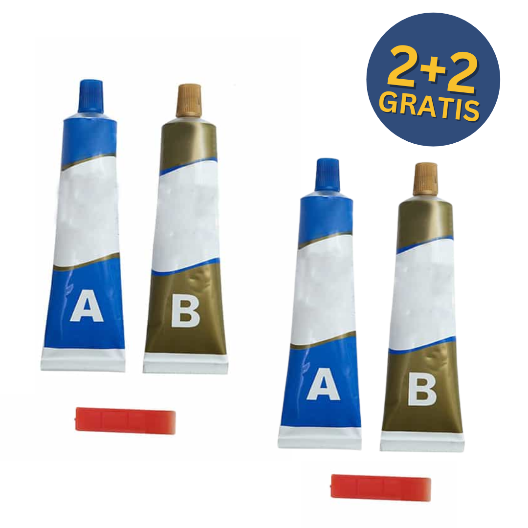 GlueStar, kétkomponensű ragasztó hideg hegesztéshez és egyszerű javításokhoz (2 tubus) - Image 8
