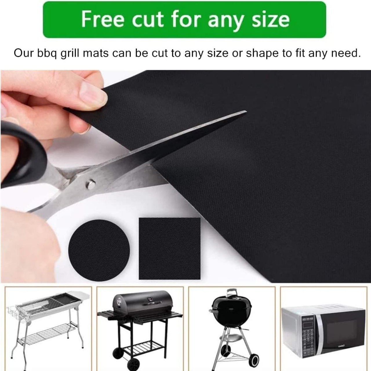 GrillBundle, grill alátét készlet (5 darab) és grill tisztítókefe - Image 6