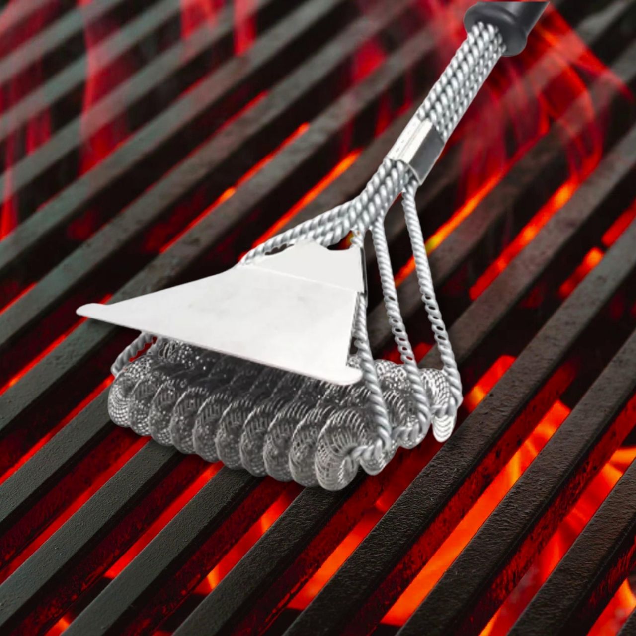 GrillBundle, grill alátét készlet (5 darab) és grill tisztítókefe - Image 8