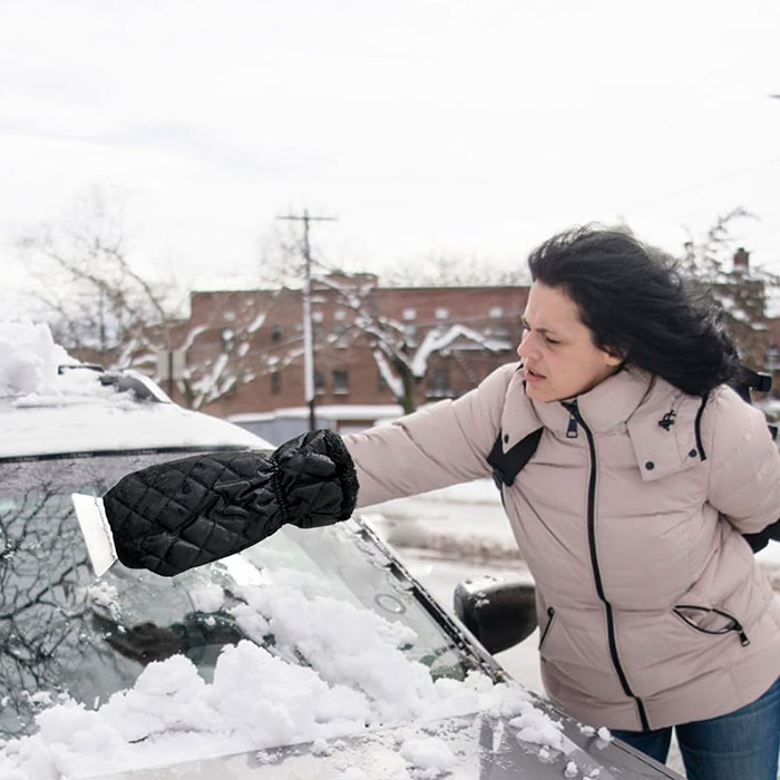IceScraper, jégkaparó szigetelt meleg kesztyűvel - Image 4