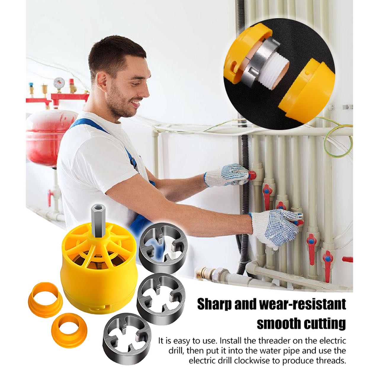 JamDrill, a tool for threading plastic water pipes - Image 2