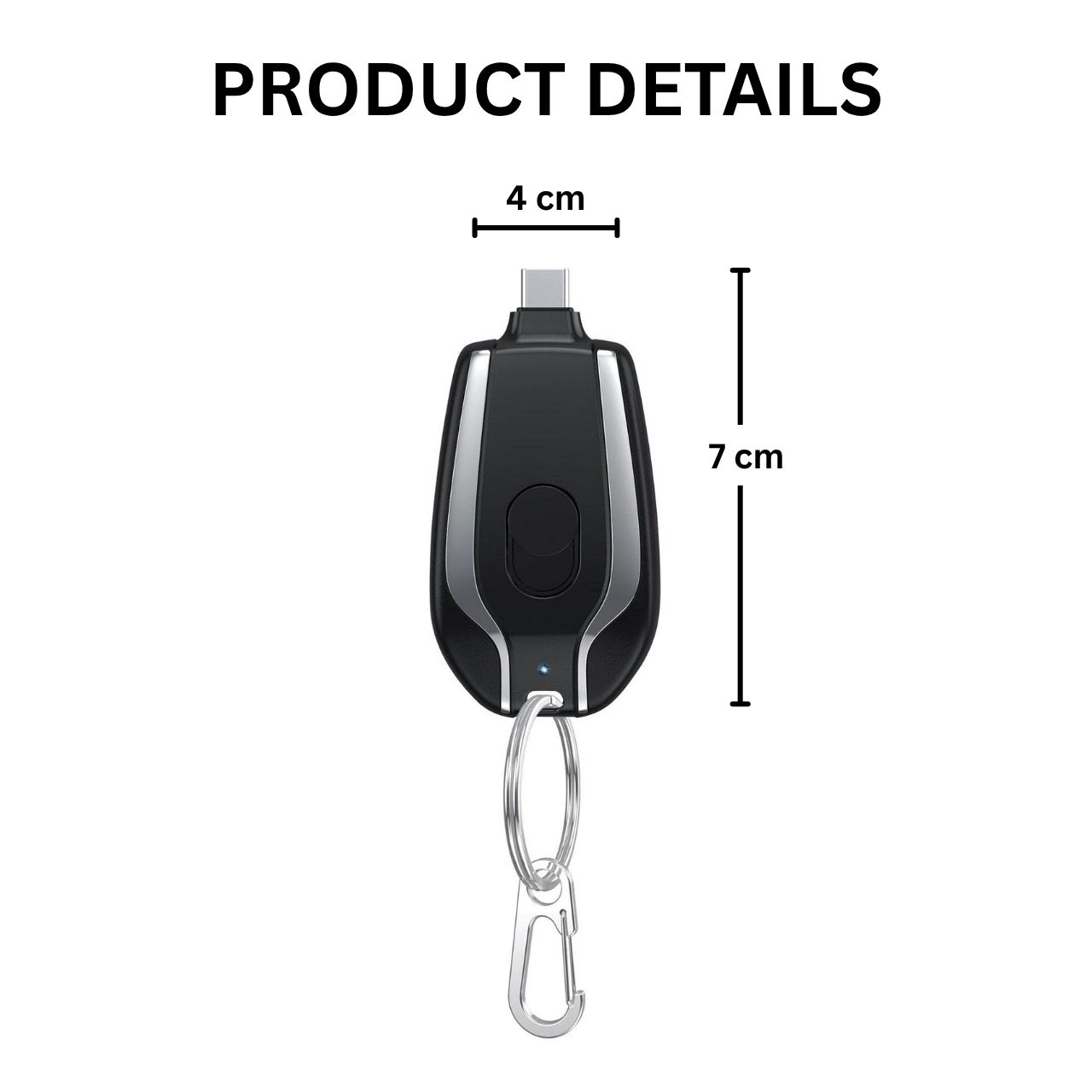 Mini hordozható telefontöltő, KeyCharger - Image 5