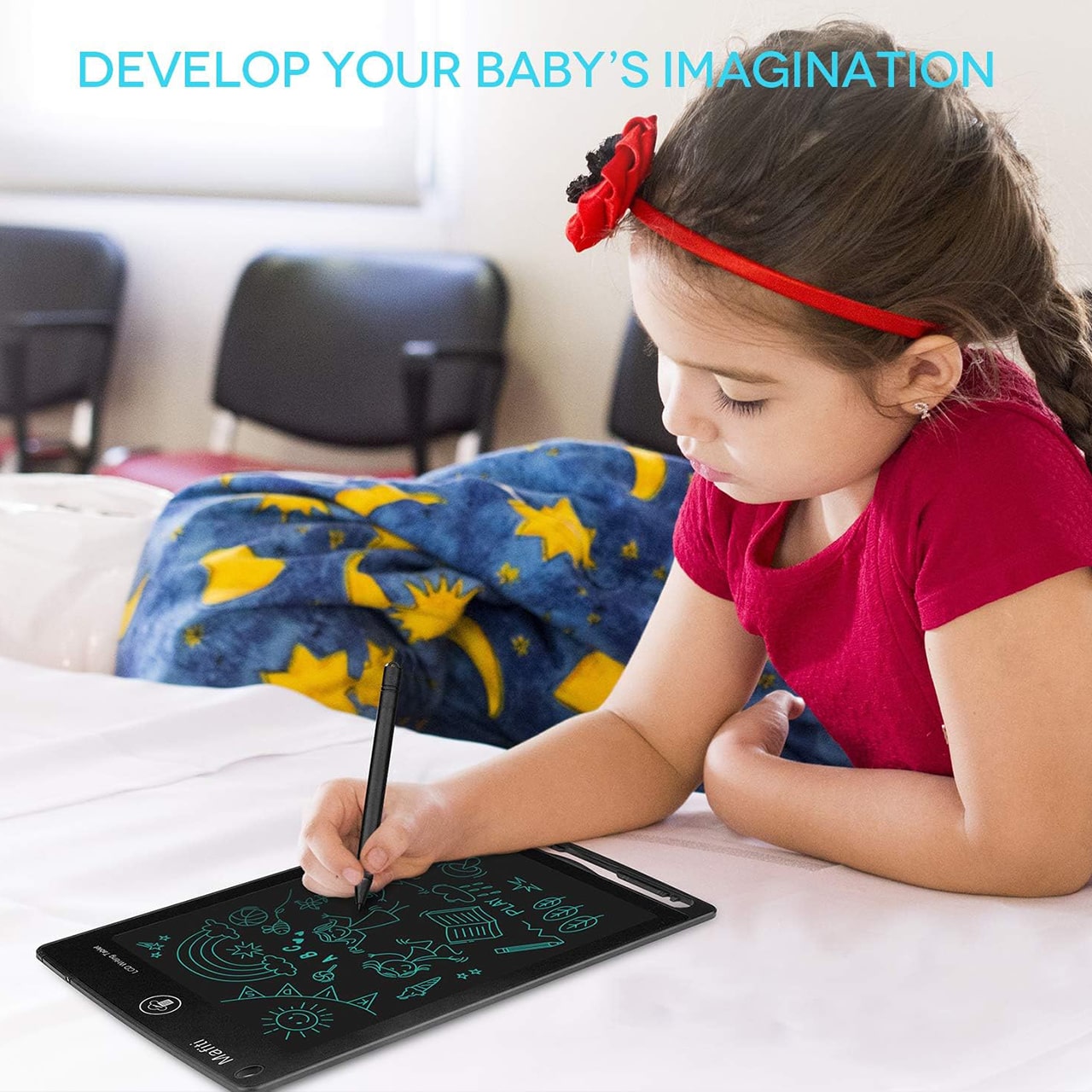 KidsBundle, LED tolltartó és 4 varázstoll munkafüzet az írás és rajzolás tanulásához - Image 7