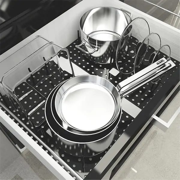 KitchenOrganizator, praktikus tartó a konyhai eszközök és fedők számára - Image 3