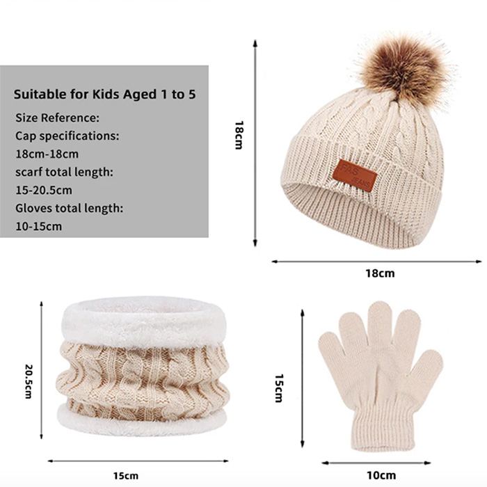 KnittSet, meleg téli gyerek szett - Image 2