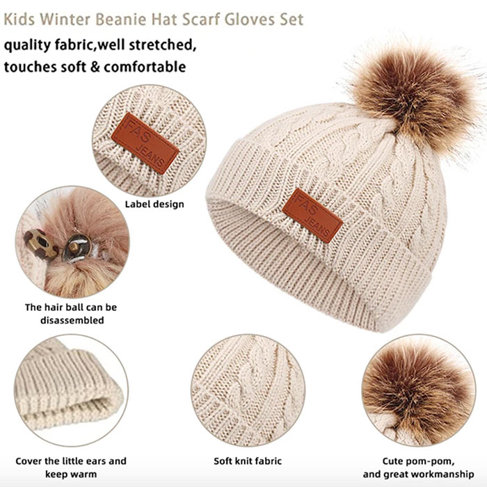 KnittSet, meleg téli gyerek szett - Image 5