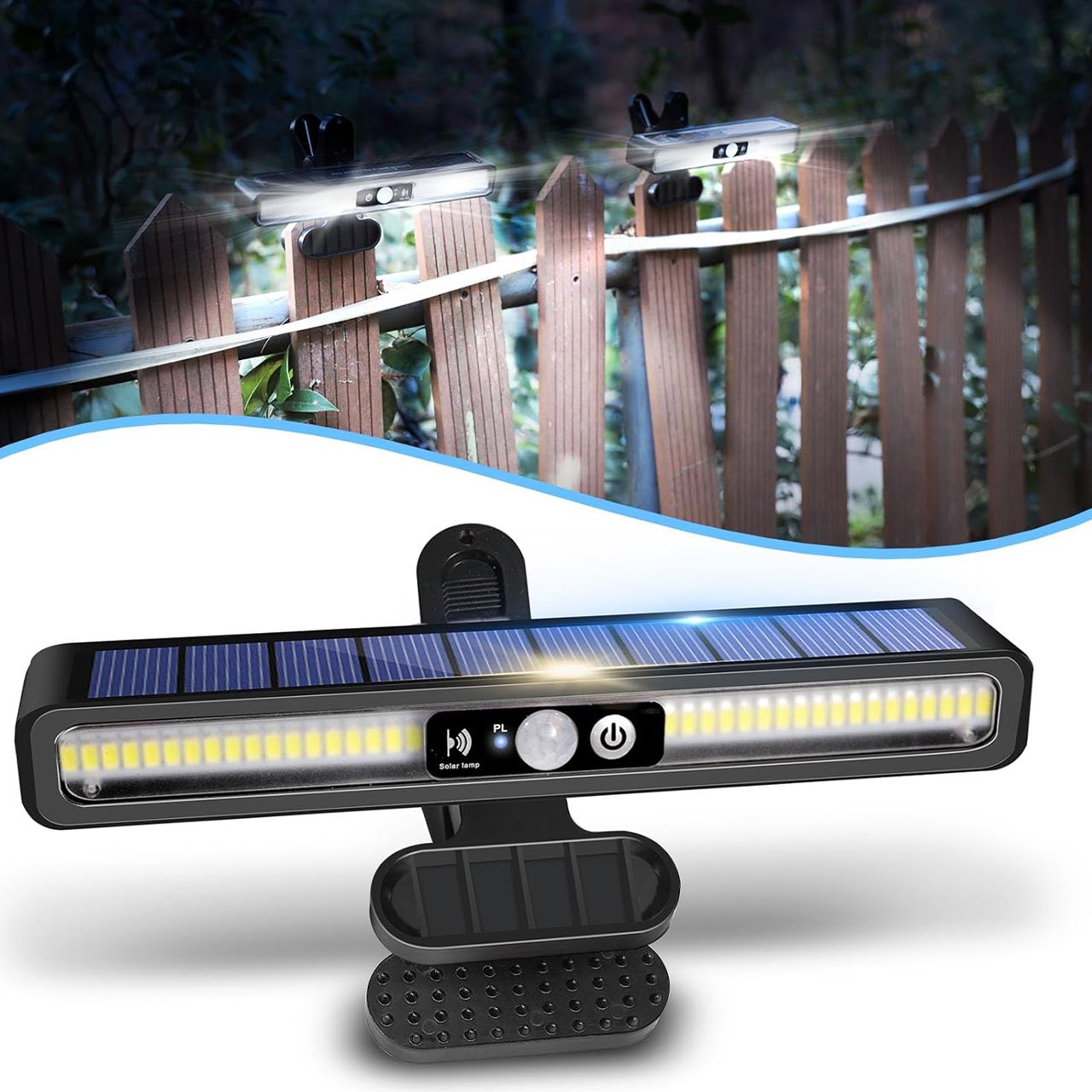 LampClip, kültéri napelemes lámpa mozgásérzékelővel - Image 9