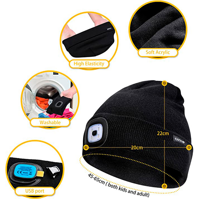LightBeanie, egy sapka LED lámpával - Image 2