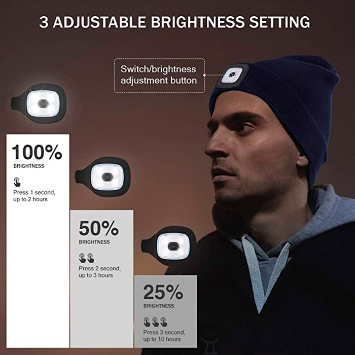 LightBeanie, egy sapka LED lámpával - Image 5