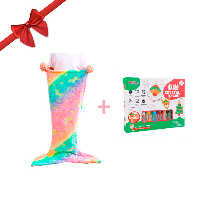 MermaidArtCraft, ajándék készlet egy lány takaróval és egy karácsonyi bájital készlettel INGYEN - Image 2