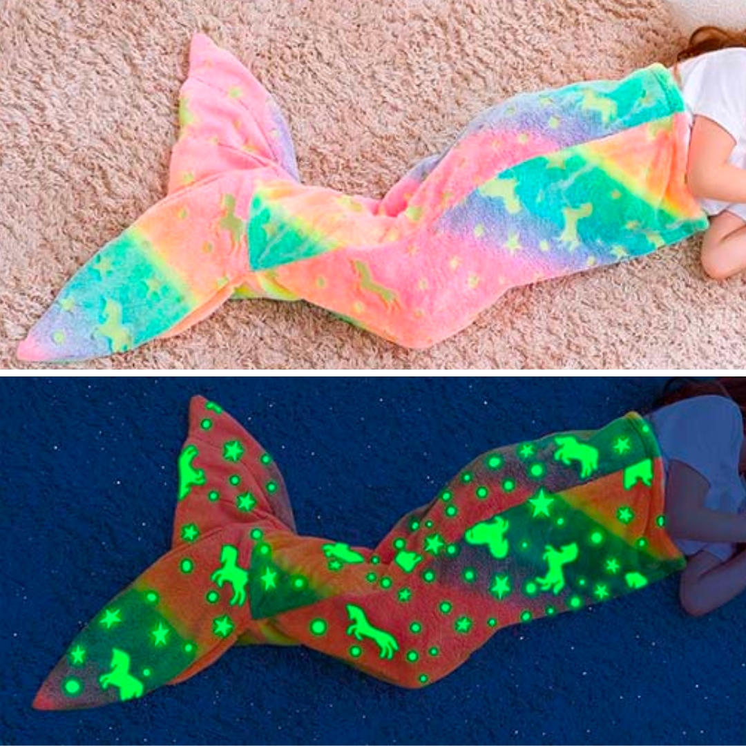 MermaidBlanket, halszárkötő alakú gyermek takaró - Image 7